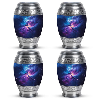 Personalized Galaxy Cremation Urn for Human Ashes - 10-inch, 200 cu in - Yatskia