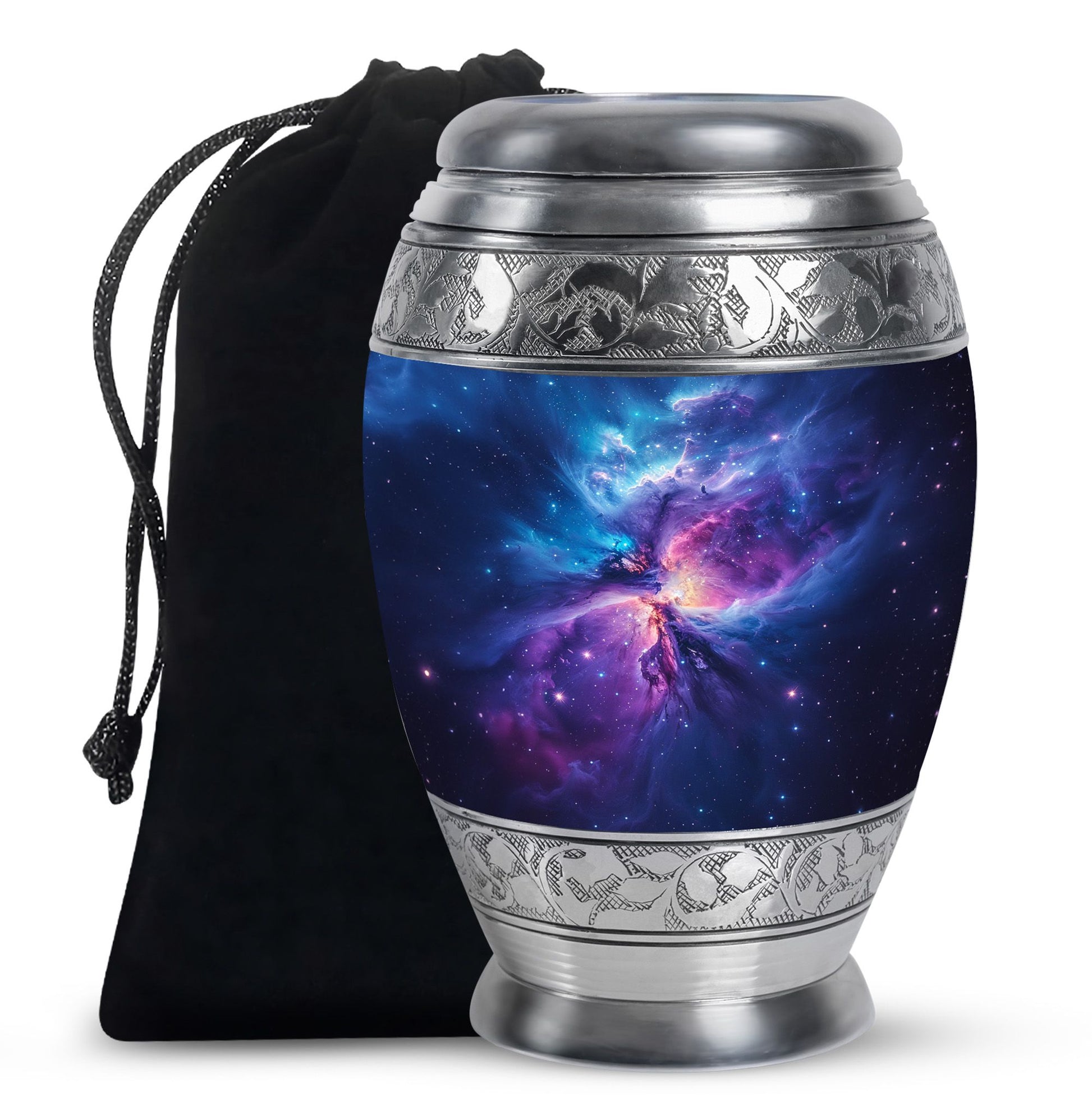 Cosmos Galaxy Urn For Male & Female - Galaxy Cremation Memorial Urn