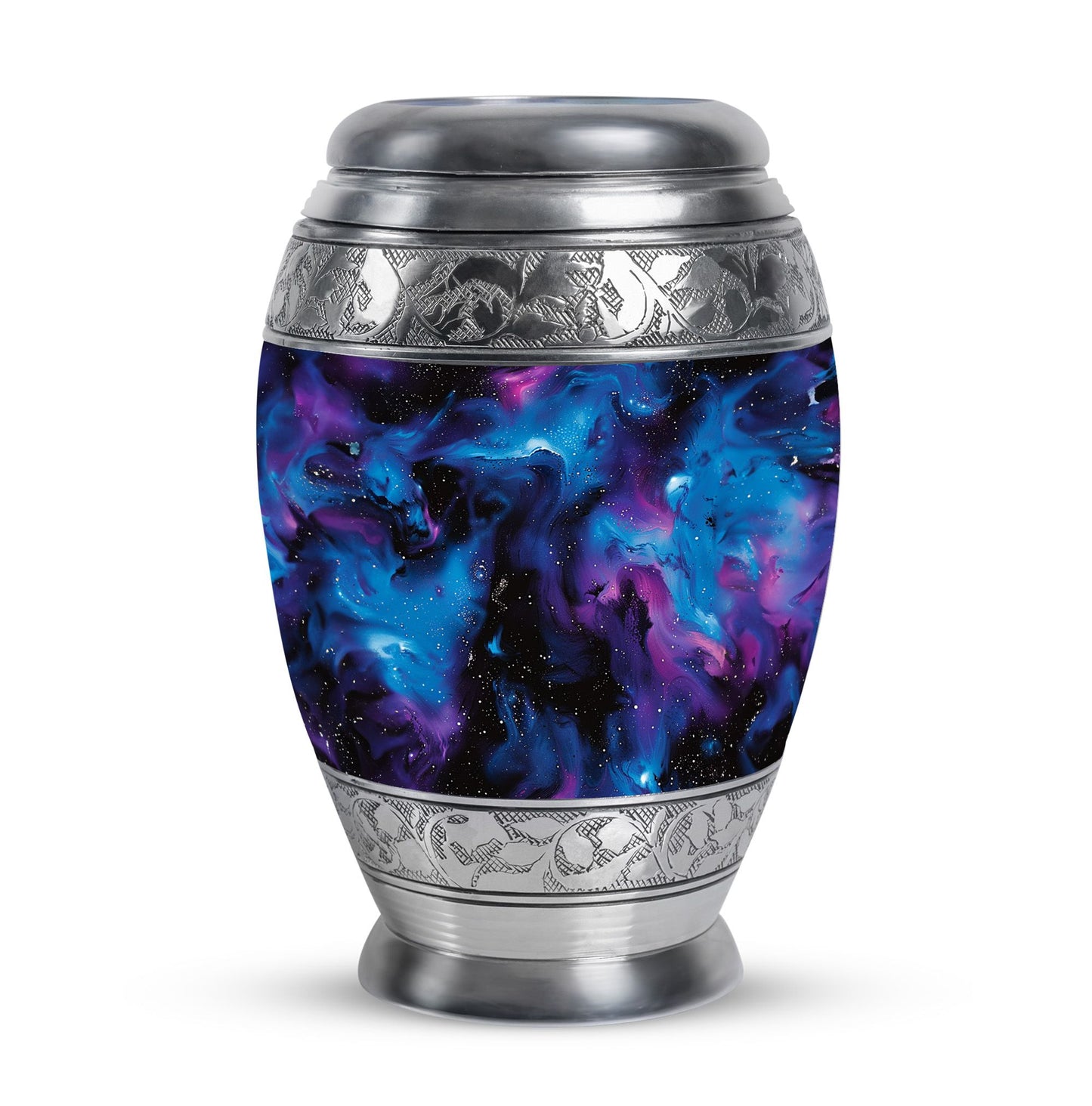 Personalized Galaxy Cremation Urn for Mom - 10-inch, 200 cu in - Yatskia