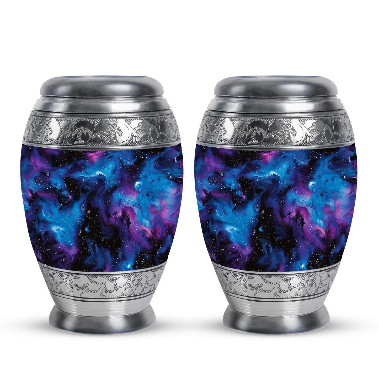 Personalized Galaxy Cremation Urn for Mom - 10-inch, 200 cu in - Yatskia