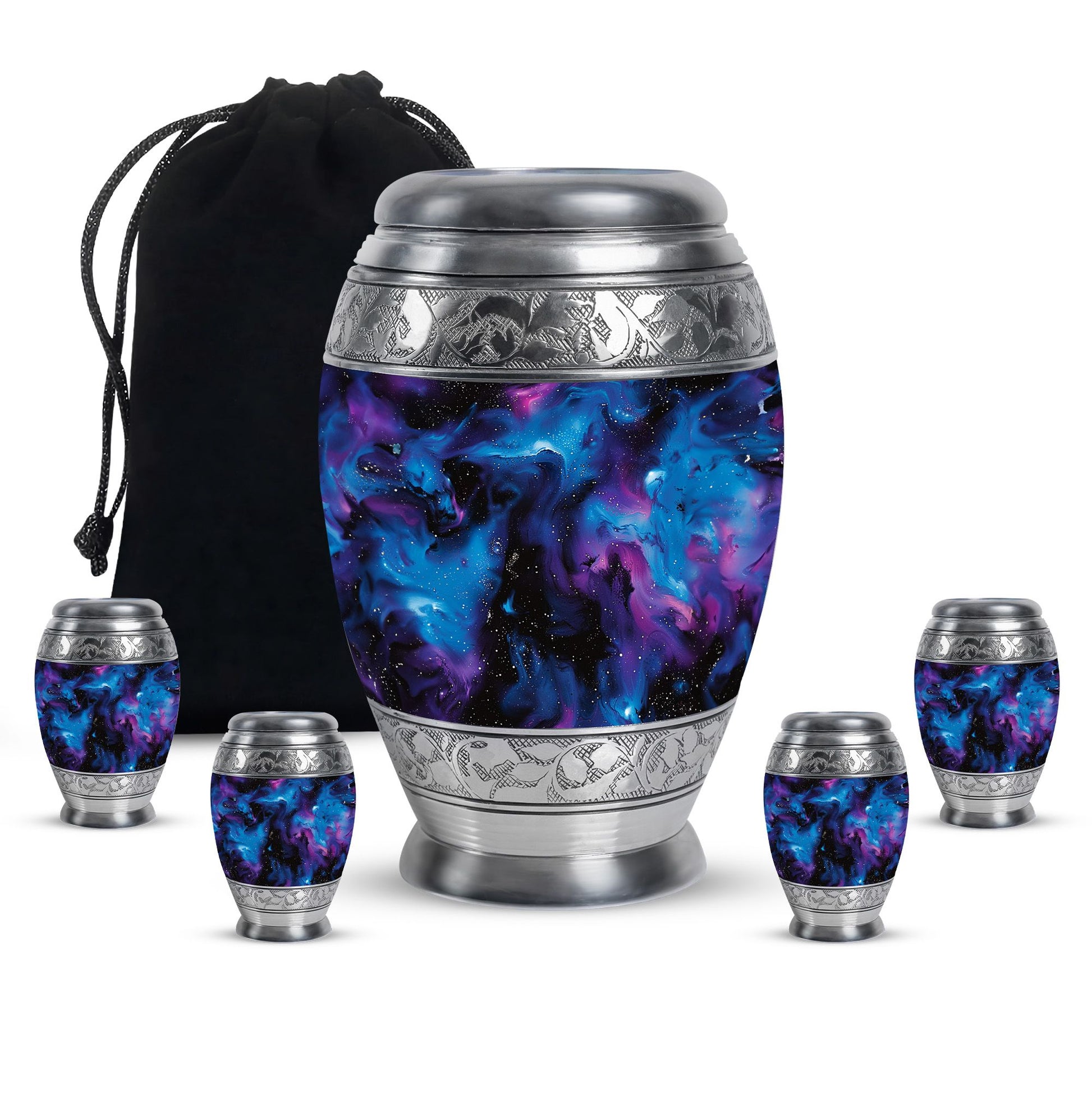 Galaxy Urn For Human Ashes Adult - Vast Space Large Urn For Mom & Dad
