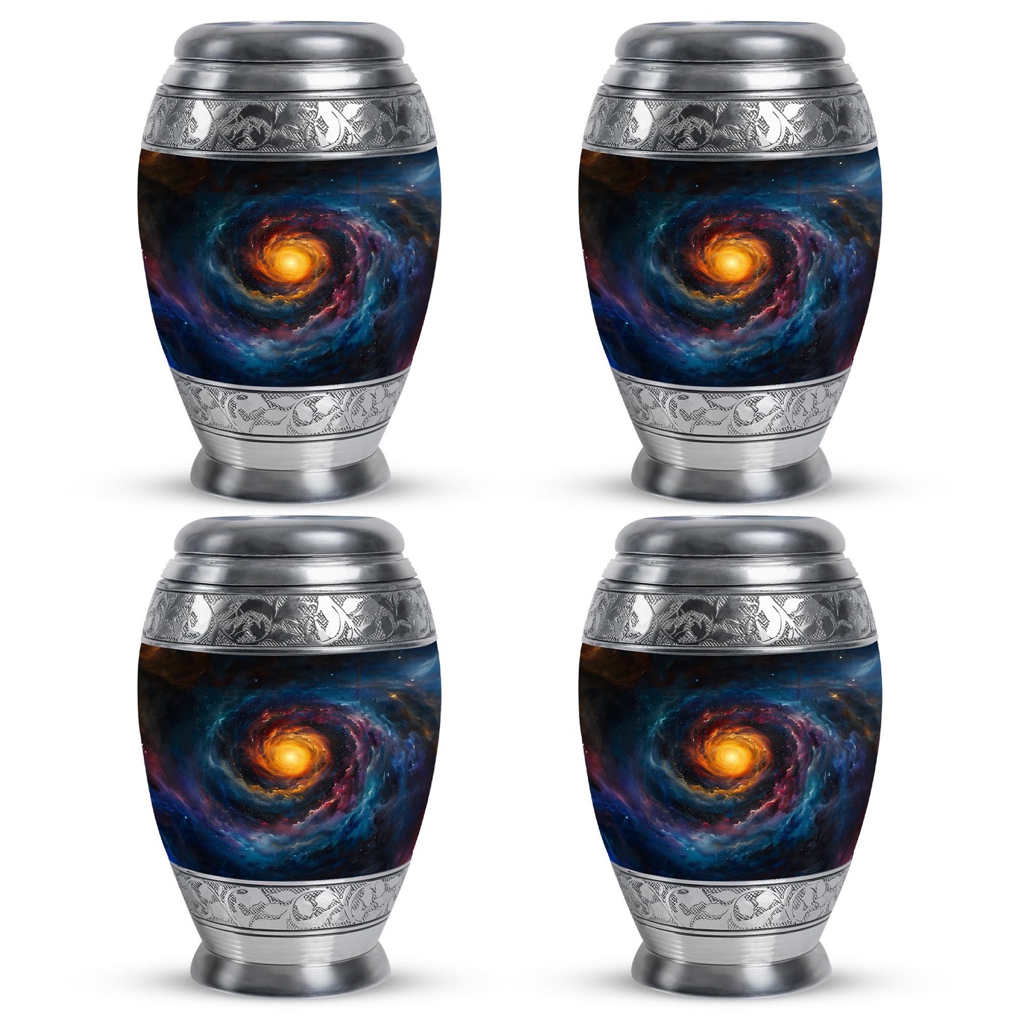 Personalized Galaxy Memorial Urn for Mom - 10-inch, 200 cu in - Yatskia