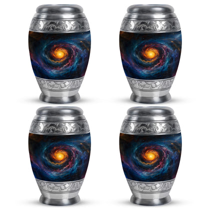 Personalized Galaxy Memorial Urn for Mom - 10-inch, 200 cu in - Yatskia