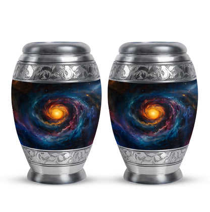 Personalized Galaxy Memorial Urn for Mom - 10-inch, 200 cu in - Yatskia
