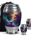 Galaxy Abstract Urn For Funeral - Abstract Space Urn For Adult Human Ashes