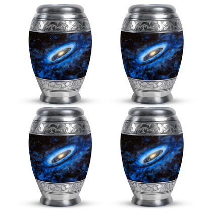 Personalized Galaxy Cremation Urn for Human Ashes - 10-inch, 200 cu in - Yatskia
