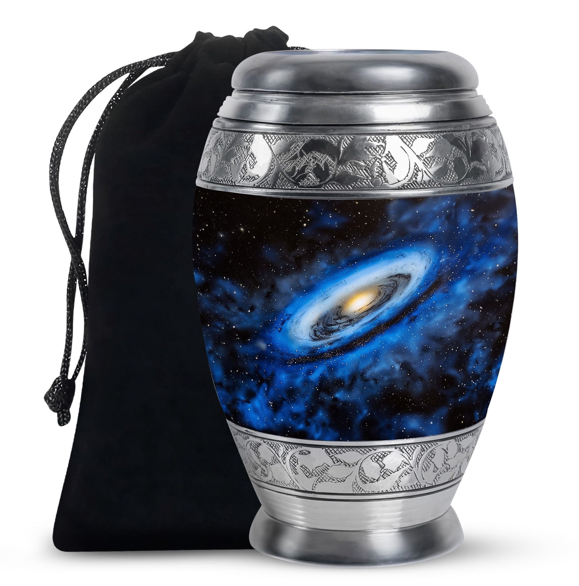 Galaxy Memorial Ashes Urn For Funeral - Artistic Galaxy Cremation Urn