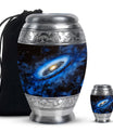 Galaxy Memorial Ashes Urn For Funeral - Artistic Galaxy Cremation Urn