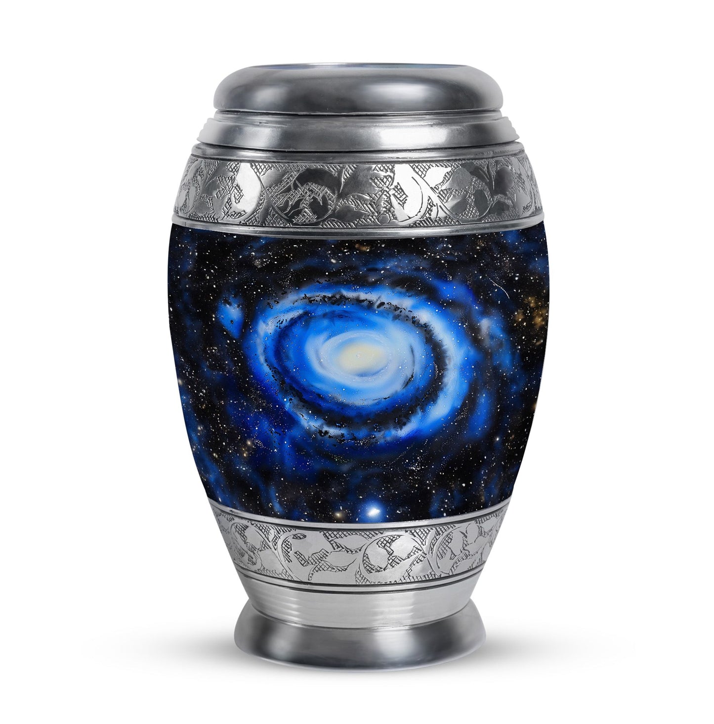 Personalized Galaxy Cremation Urn for Human Ashes - 10-inch, 200 cu in - Yatskia
