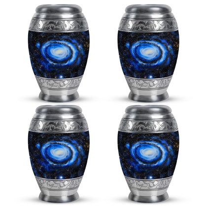 Personalized Galaxy Cremation Urn for Human Ashes - 10-inch, 200 cu in - Yatskia