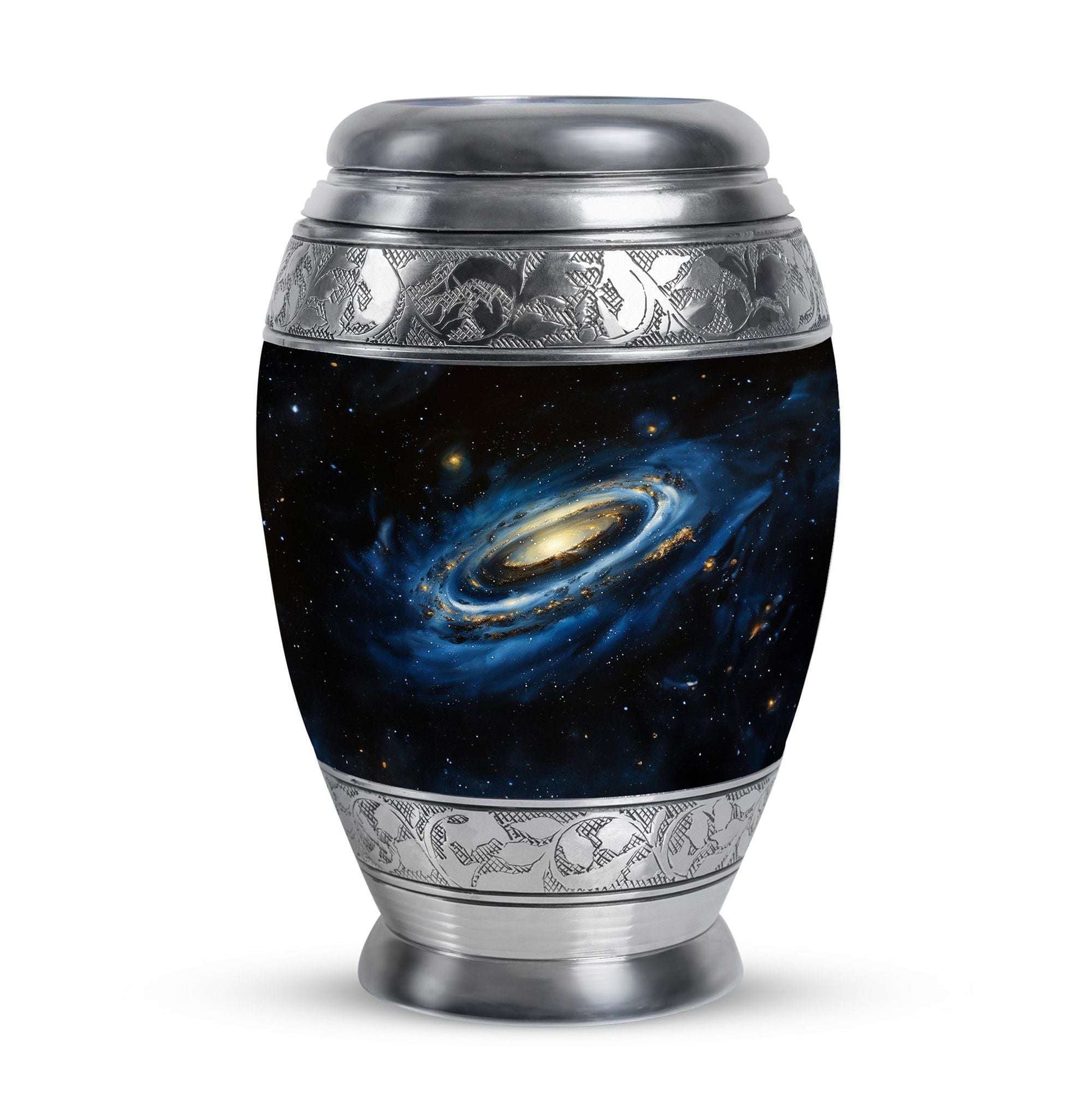 Milky Way Galaxy Funeral Urns For Ashes - Outer Space Memorial Urn