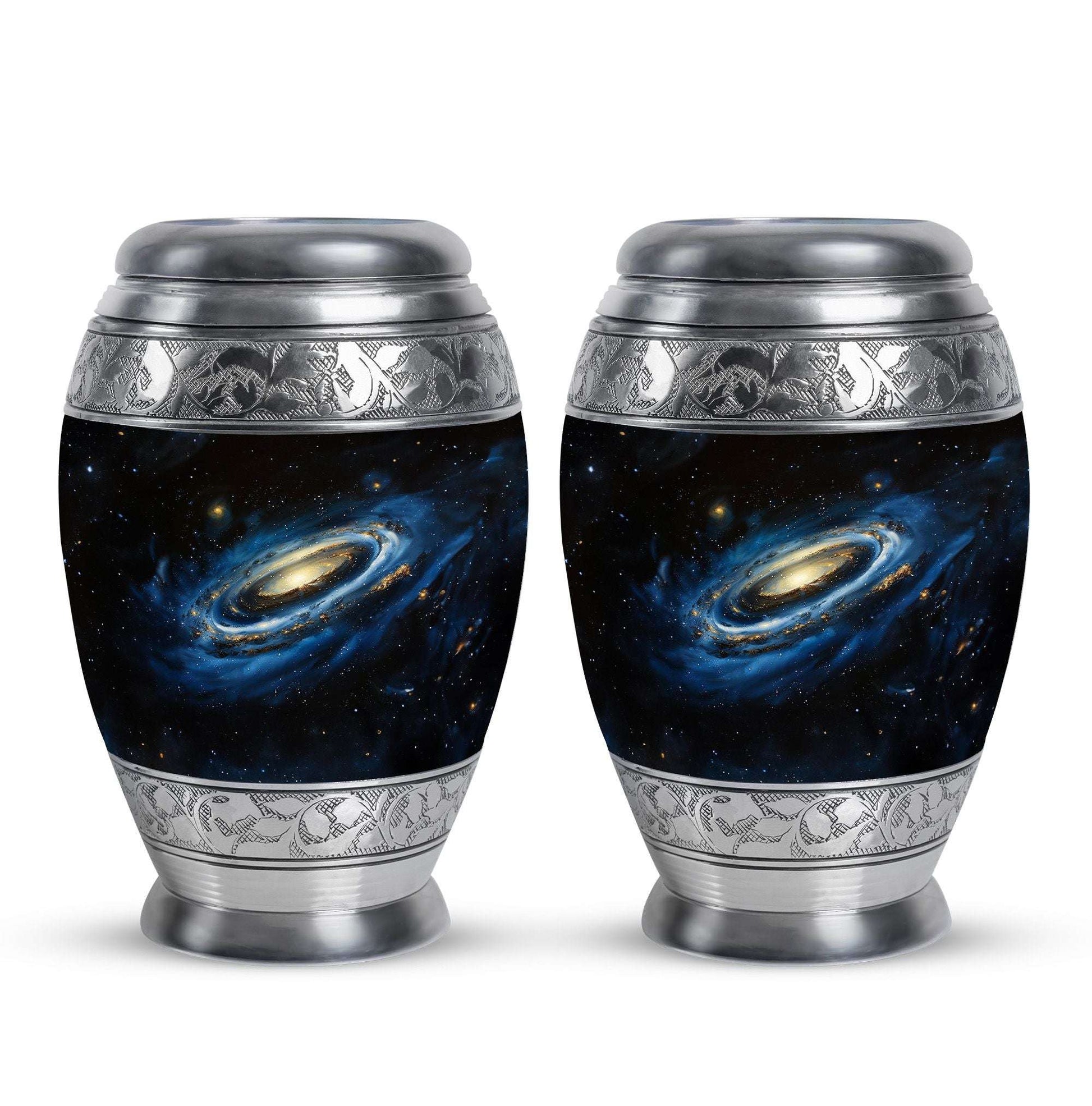 Milky Way Galaxy Funeral Urns For Ashes - Outer Space Memorial Urn