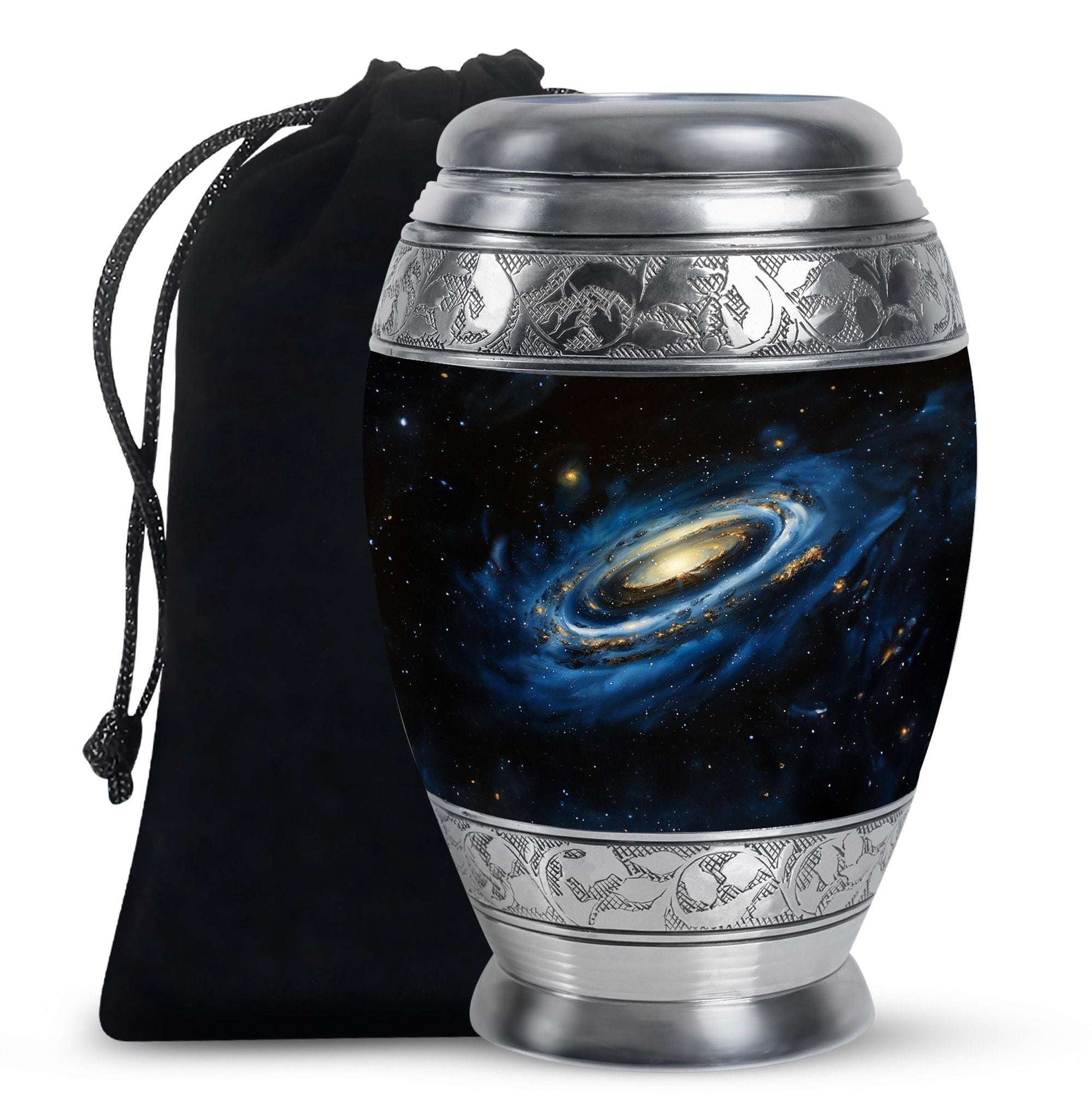 Milky Way Galaxy Funeral Urns For Ashes - Outer Space Memorial Urn