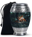 Lioness And Cub Cremation Urn For Adults - Lion Urns For Men & Women
