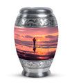 Ocean Fishing Cremation Urns For Ashes - Pink Memorial Urn For Father