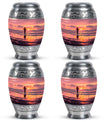 Ocean Fishing Cremation Urns For Ashes - Pink Memorial Urn For Father
