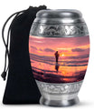 Ocean Fishing Cremation Urns For Ashes - Pink Memorial Urn For Father