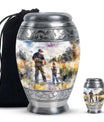 Artistic Fishing Cremation Ashes Urns - Father & Daughter Memorial Urn