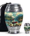 Fishing Boat Memorial Urn For Ashes - Artistic Cremation Urn For Funeral
