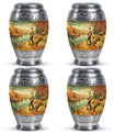 Artistic Fishing Memorial Urns Cremation Ashes - Large Urn For Mom & Dad