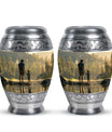 Father & Son Fishing Memorial Urn - Funeral Urns For Human Ashes