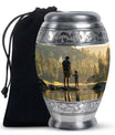 Father & Son Fishing Memorial Urn - Funeral Urns For Human Ashes
