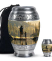Father & Son Fishing Memorial Urn - Funeral Urns For Human Ashes