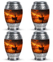Sunset Memorial Urn For Ashes - Fishermen Cremation Urn For Adults