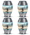 Fishing Adult Cremation Urns For Ashes - Father And Daughter Memorial Urn