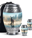 Fishing Adult Cremation Urns For Ashes - Father And Daughter Memorial Urn
