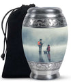 Fishing Memorial Urn For Fathers - Fishermen Cremation Urn For Funeral