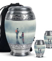 Fishing Memorial Urn For Fathers - Fishermen Cremation Urn For Funeral