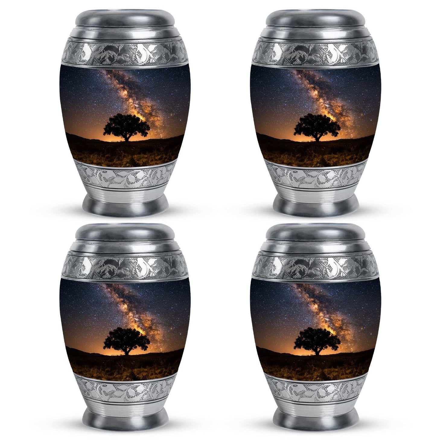 Starry Night Urn Keepsake For Ashes - Tree of life Large Funeral Urn