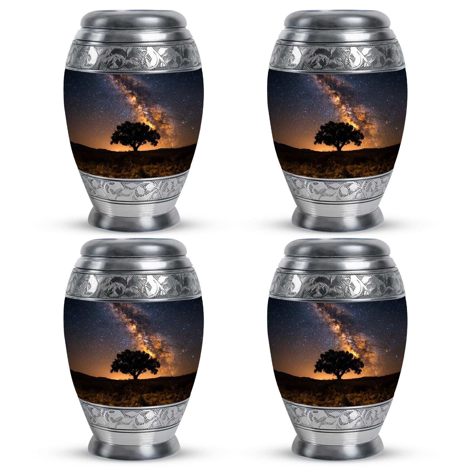 Starry Night Urn Keepsake For Ashes - Tree of life Large Funeral Urn