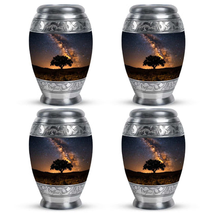 Starry Night Urn Keepsake For Ashes - Tree of life Large Funeral Urn