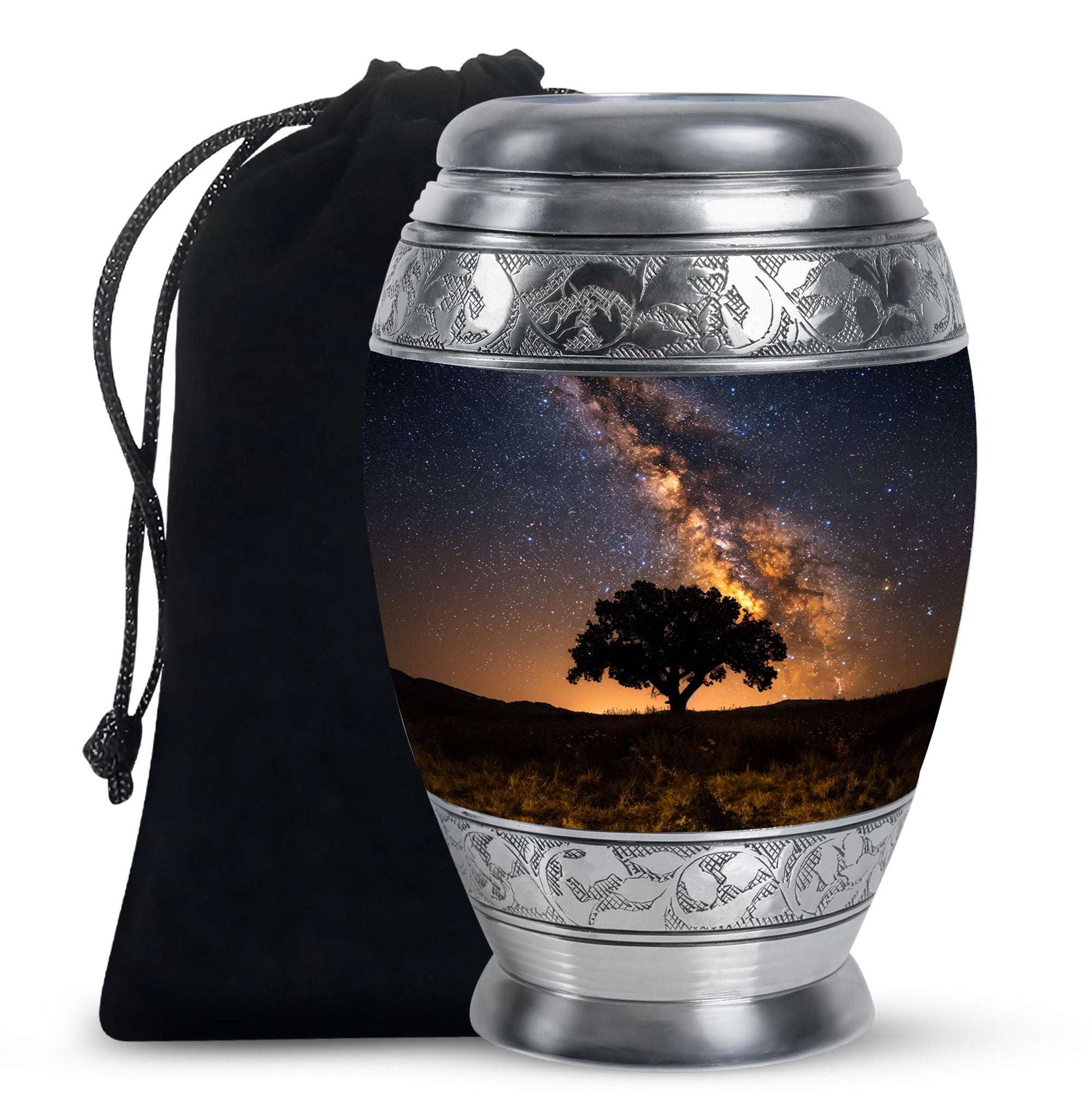 Starry Night Urn Keepsake For Ashes - Tree of life Large Funeral Urn