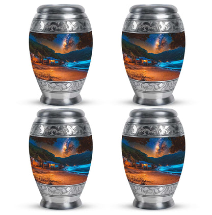 Starry Beach Urns For Ashes For Humans Funeral - Memorial Urn For Dad