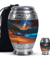 Starry Beach Urns For Ashes For Humans Funeral - Memorial Urn For Dad