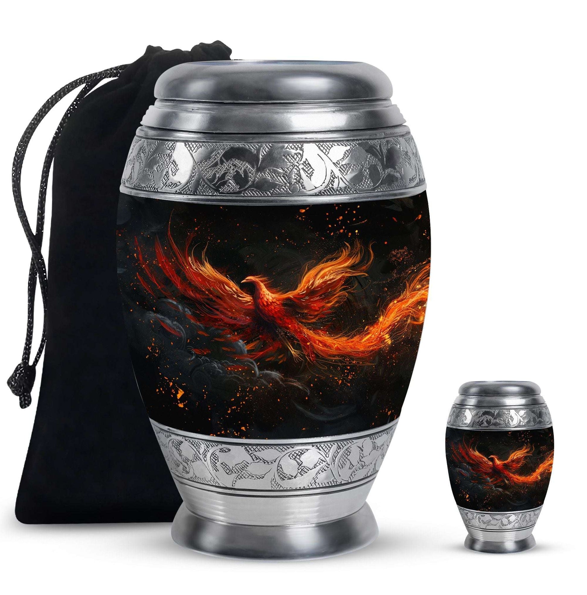 Phoenix Urn For Human Ashes - Phoenix Urn For Adult Male & Female
