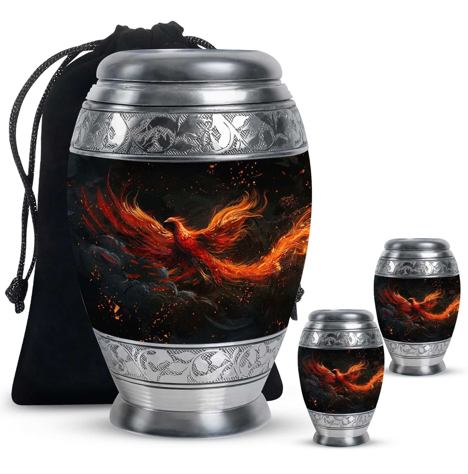 Phoenix Urn For Human Ashes - Phoenix Urn For Adult Male & Female