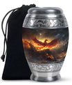 Phoenix Bird Adult Cremation Urn For Ashes - Mystical Bird Urn For Memorial