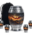Phoenix Bird Adult Cremation Urn For Ashes - Mystical Bird Urn For Memorial