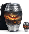 Phoenix Bird Adult Cremation Urn For Ashes - Mystical Bird Urn For Memorial