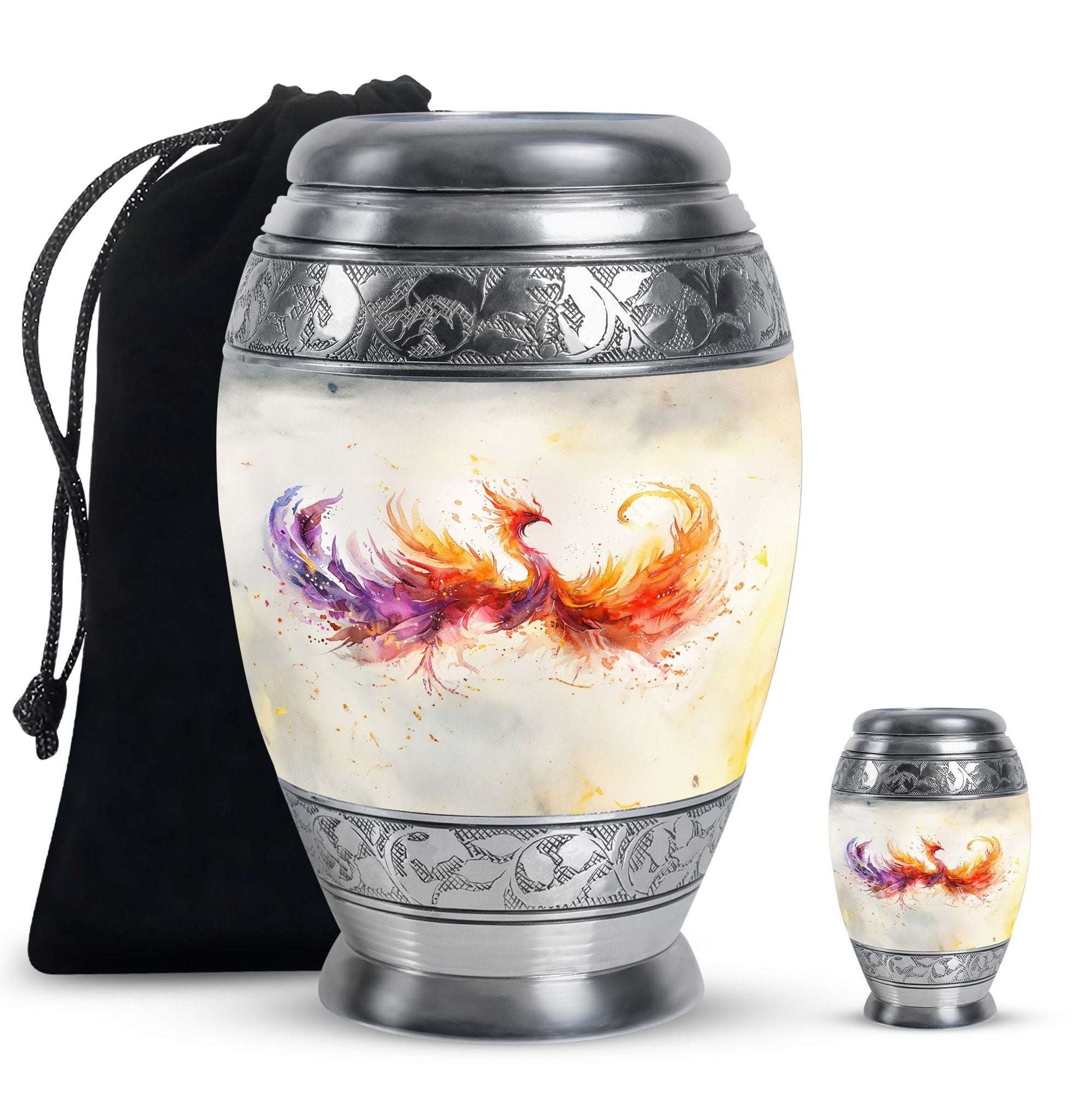 Phoenix Artwork Urns For Ashes - Phoenix Cremation Ashes Urn For Funeral