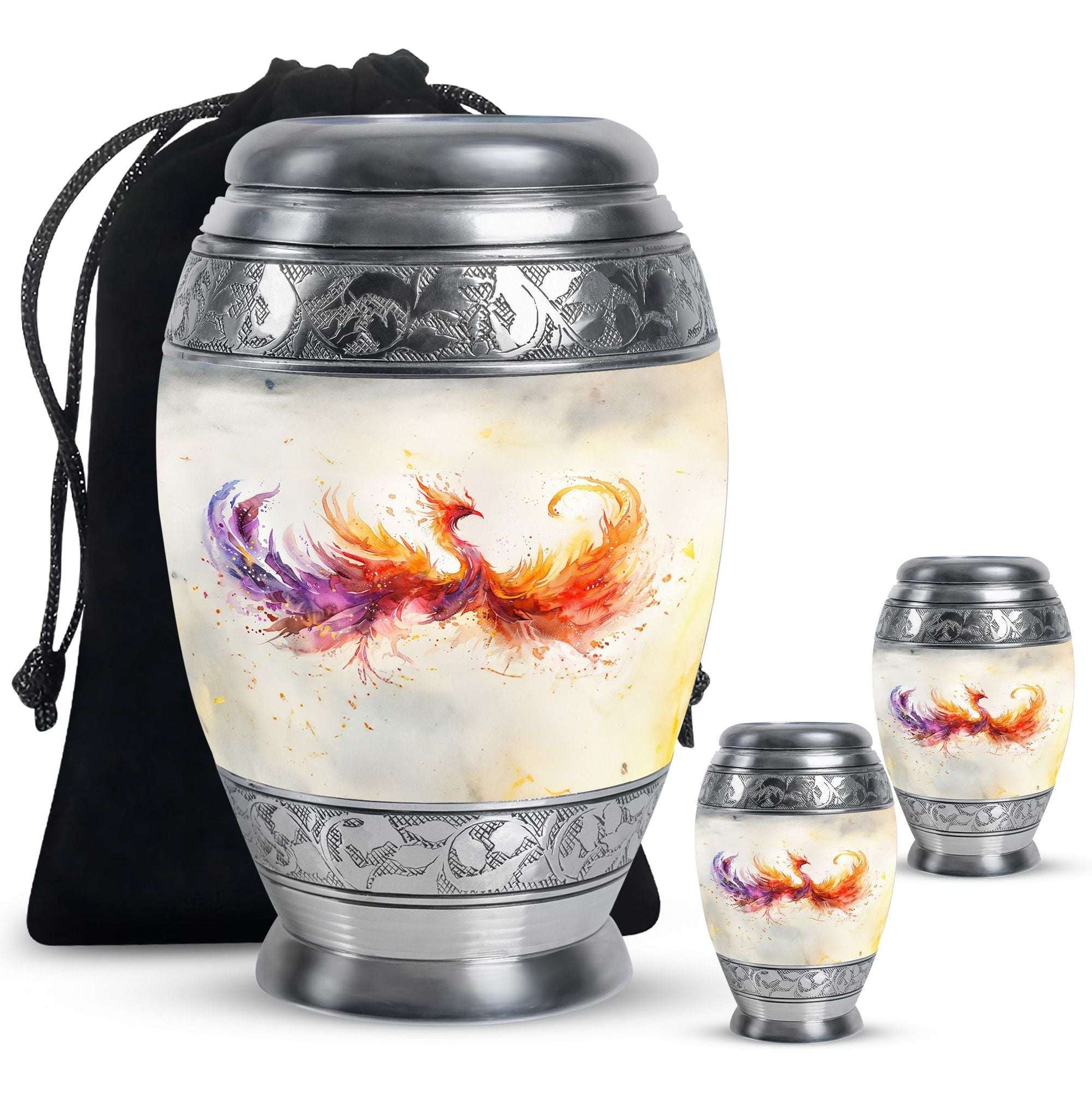 Phoenix Artwork Urns For Ashes - Phoenix Cremation Ashes Urn For Funeral