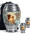 Child & Mother Memorial Urn For Human Ashes - Funeral Urn For Parents