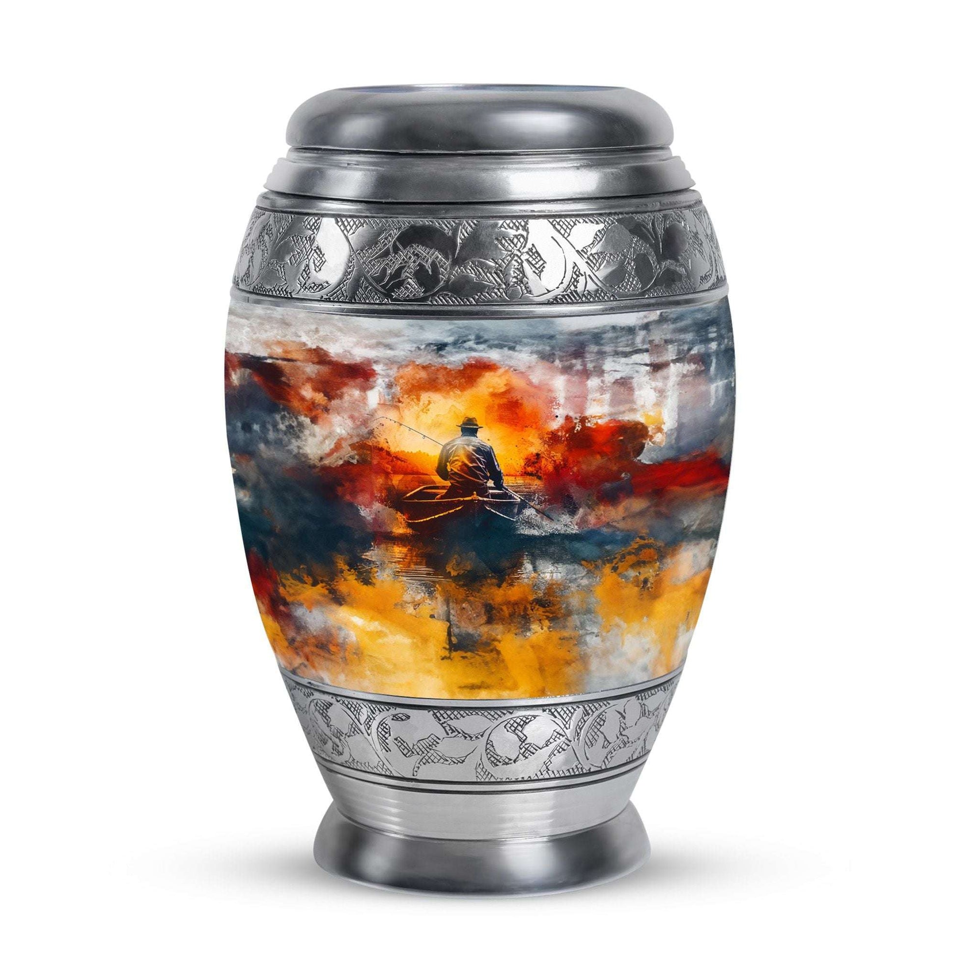 Fishing Boat Memorial Urns For Adults - Fishermen Urn For Human Ashes