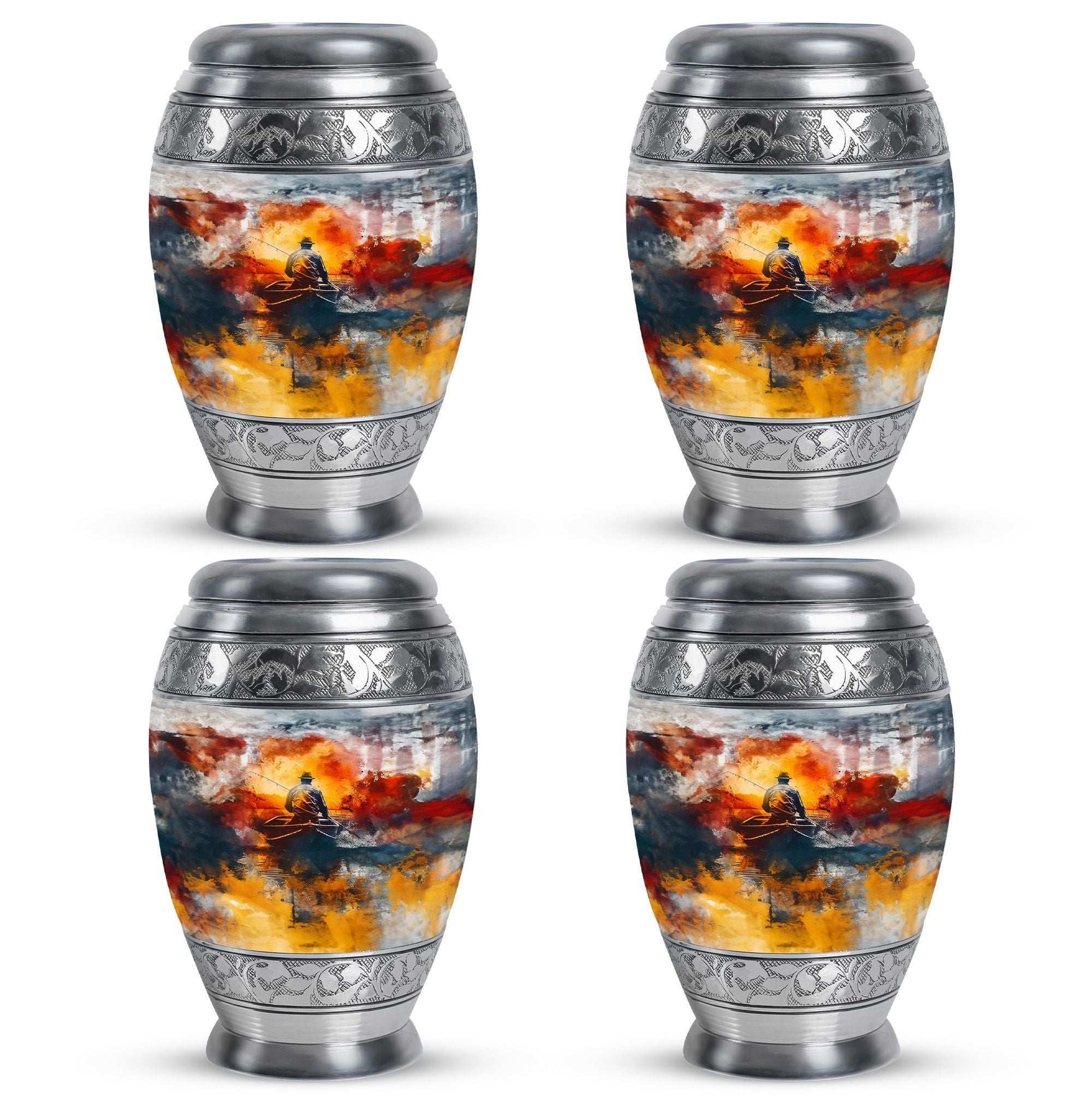 Fishing Boat Memorial Urns For Adults - Fishermen Urn For Human Ashes