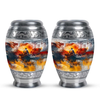 Fishing Boat Memorial Urns For Adults - Fishermen Urn For Human Ashes