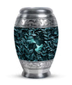 Mother & Child Keepsake For Human Ashes - Leaves Art Urn For Mom